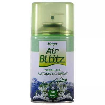 Rezerva Odorizant Camera Mega Air Blitz Fresh Air, Cantitate 260 ml, Parfum de Lacramioara, Rezerva Spray pentru Odorizant de Camera, Rezerva pentru O foto