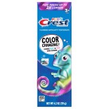 Pastă de dinți pentru copii Crest Kids Chameleon, cu fluor, schimbare de culoare, aromă Bubble Gum, 119 g, 3+ ani