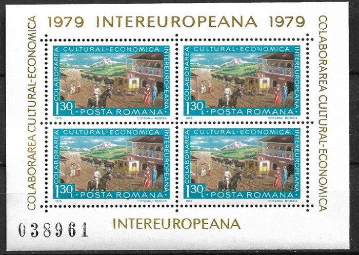 C5753 - Romania 1979 - Colaborarea bloc neuzat,perfecta stare