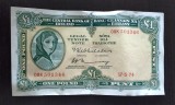 Bancnota Irlanda - 1 Pound 1974