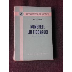 Numerele lui Fibonacci - N.H. Vorobiev
