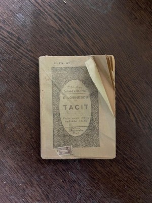 Eugen Lovinescu - Tacit (1926) foto