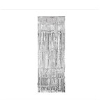 Perdea Folie Metalizata argintie 90 x 240 cm