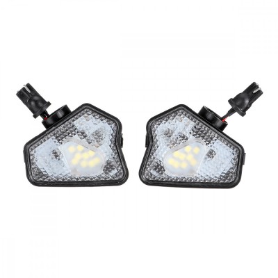 Set 2 Lampi Led (Puddle Lights) &amp;ndash; lumini sub Oglinzi GizMondo&amp;reg; compatibile cu Mercedes Benz A Class W176 W246 W242 C E S CLA CLS GLA GLK Class, PUDDLE foto