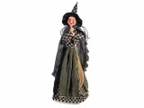 Cumpara ieftin Figurina Halloween Vrajitoare Befana polirasina textil multicolor &Oslash;32cmx84H