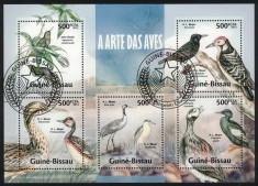 GUINEEA 2013 - Pasari / set complet - colita + bloc