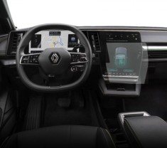 Folie Protectie Display Navigatie, Duragon, Renault Megane E-Tech 2021+ Duragon, silicon Mat, Anti-zgarieturi, Anti-amprenta, Kit instalare