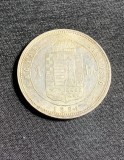 Moneda 1 forint 1881 Austro -Ungaria argint, Europa