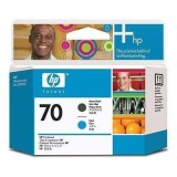 HP C9404A INK 70 Printheads Matte Black and CYAN C9404A