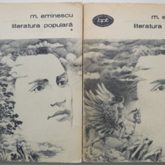 Literatura populara (2 volume) – Mihai Eminescu