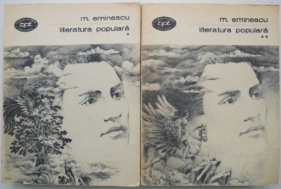 Literatura populara (2 volume) &amp;ndash; Mihai Eminescu foto