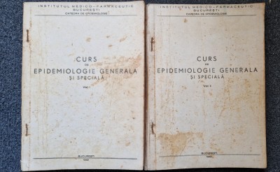 CURS DE EPIDEMIOLOGIE GENERALA SI SPECIALA - Combiescu (2 volume) foto
