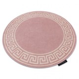 Covor HAMPTON Grecos cerc roz, cerc 160 cm, Rotund, Polipropilena