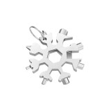 Breloc multifunctional &bdquo;Fulg de nea&rdquo;, gadget util pentru barbati, pasionati de outdoor si biciclisti