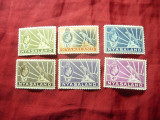 Serie mica Nyassaland 1938 Rege George VI , 6 valori, Nestampilat