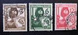 Germania (Deutsches Reich) 1937 - Apărarea Antiaeriană "Luftschutz!" / RLB (Set complet de 3 Mărci Poștale Ștampilate) - Cod: -OD1