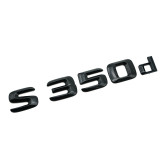 Emblema S 350d Negru, pentru spate portbagaj Mercedes, Mercedes-benz