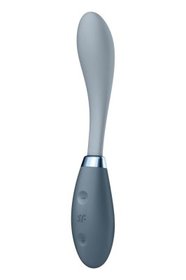 G-Spot Flex 3 grey - Vibrator Punct G Rezistent la Apă, 19x3 cm foto