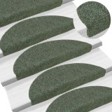 Cumpara ieftin Covorașe autoadezive pentru scări, 10 buc., 56x17x3 cm, semirotunde, verzi