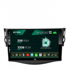 Navigatie Toyota RAV4 (2006-2013), Android 12, A-Octacore 2GB RAM + 32GB ROM, 9 Inch - AD-BGA9002+AD-BGRKIT096
