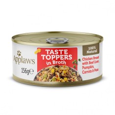 Conserva pentru caini APPLAWS dog, cu pui, ficat de vita si legume 156g foto