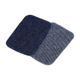 Set 10 petice termoadezive Jeans Altima, 7,6 x 4,9 cm, Bleumarin