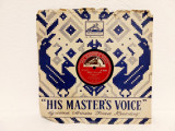 Disc gramofon/patefon, muzica Hindustani din film Mahal, His Master&#039;s Voice 1949, VINIL