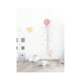Cumpara ieftin Sticker Perete Autocolant cu Centimetru Copii, Iepure si Balon 160x44cm - 97907