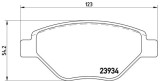 BREMBO P 68 031 PRIME LINE set placute frana,frana disc