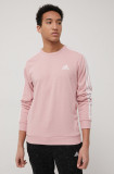 Cumpara ieftin Adidas bluza barbati, culoarea roz, cu imprimeu