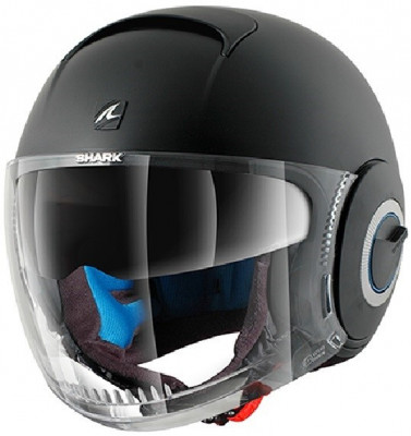 Casca Moto Shark Nano Blank Negru Mat Marimea L HE2805E-KMA-L foto