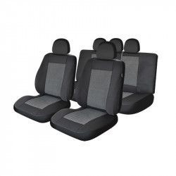 Set huse Umbrellla Renault Clio 2001 - 2005 culoare Negru Gri 11 piese foto