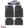 Covorase Auto TeamCar&reg; Tip Tavita Compatibile BMW Seria 3 E46 (1998&ndash;2006) Negru, Material Rezistent, Cauciuc