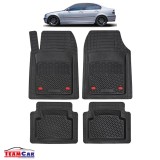 Covorase Auto TeamCar&reg; Tip Tavita Compatibile BMW Seria 3 E46 (1998&ndash;2006) Negru, Material Rezistent, Cauciuc