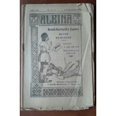 Revista Albina nr.15/1916, din cuprin Raportul A.S.R.Principelui Carol despre activitatea cercetasilor cu 3 ilustratii