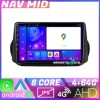Navigatie Peugeot Bipper Citroen Nemo Fiat Qubo 2008 2017 EDOTEC-LITE Android radio gps internet Octa core 4 64 Carplay v2 CarStore Technology