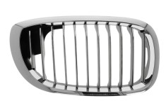 Grila radiator Bmw Seria 3 (E46), Coupe/Cabrio 03.2003-09.2006, dreapta, crom/crom/negru, 51137064318, 201105-2