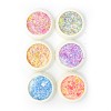 Set 6 decoratiuni paiete pentru unghii, multicolor