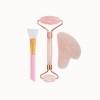 Set Rola fata si Piatra Gua Sha inSPORTline Rosaso Pro,