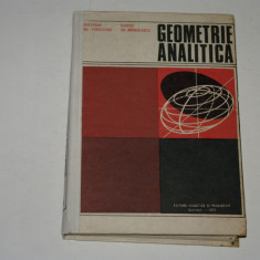 Geometrie analitica - Vranceanu - Margulescu