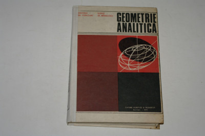 Geometrie analitica - Vranceanu - Margulescu foto