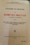 CULEGERE DE PROBLEME DE GEOMETRIE ANALITICA ION DUMITRU 1935