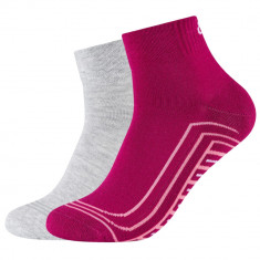 șosete Skechers 2PPK Basic Cushioned Quarter Socks SK42019-4480 gri foto