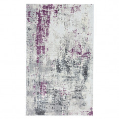 Covor modern ROSE 540, gri/lila, polipropilena/polyester, 2500gr/mp, 80x150 cm