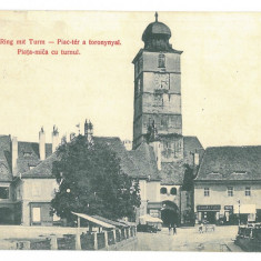 4690 - SIBIU, Market, Romania - old postcard - used - 1910