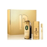 Rabanne 1 Million Golden Oud Set cadou pentru bărbați Parfum 100 ml + EDT 10 ml + deodorant spray 150 ml