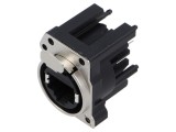 Conector RJ45 AMPHENOL Cat 5e 8p8c THT 19,8x19,8mm RJX8FB5V2B