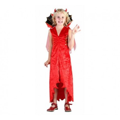 Costum carnaval diavol pentru copii 5-6 ani (110-120 cm ) foto