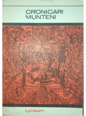 Virgiliu Ene - Cronicari munteni (Editia: 1968) foto