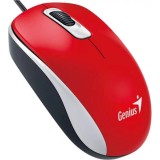 Mouse Genius cu fir, optic, DX110, 1200dpi, rosu, plug and